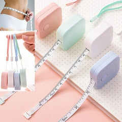 Nordic Style Macaron Portable Square Tape Measure Hanging Rope Type