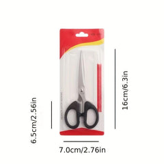 Plastic Handle Office Scissors Household Student Scissors Stationery Scissors