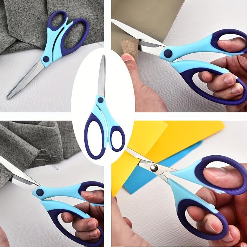 3pcs Office Scissors Craft Scissors Heavy Duty Ergonomic Comfort Grip Scissors