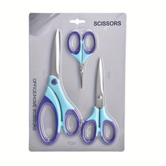3pcs Office Scissors Craft Scissors Heavy Duty Ergonomic Comfort Grip Scissors
