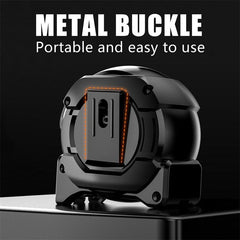 10mx25mm High Precision Self Locking Steel Tape Measure Fluorescent Tape
