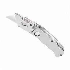 Heavy Duty Box Cutter with Clip Aluminum Body