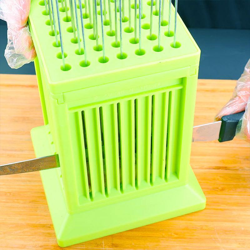 BBQ Lamb Skewers Meat Threader Tool for Perfectly Threaded Meat