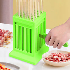 BBQ Lamb Skewers Meat Threader Tool for Perfectly Threaded Meat