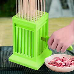 BBQ Lamb Skewers Meat Threader Tool for Perfectly Threaded Meat