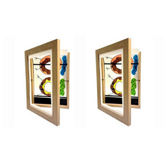 2pcs Kids Art Frame Front Opening Picture Frames