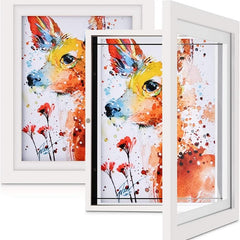 2pcs Kids Art Frame Front Opening Picture Frames