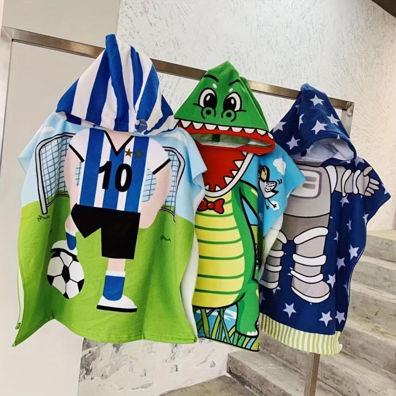 Kids Cartoon Hooded Bath Towel for Girls Boys