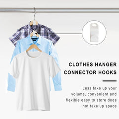9PCS Plastic Cascading Hanger Hooks Heavy Duty Clothes Closet Organizer