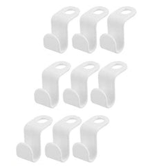 9PCS Plastic Cascading Hanger Hooks Heavy Duty Clothes Closet Organizer
