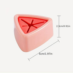 Triangle Push Towel Hooks Adhesive Wall Towel Holder