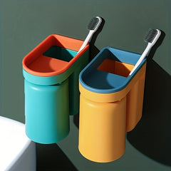Wall Mounted Toothbrush Holder for Bathroom Storage