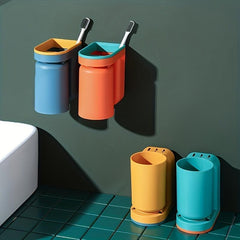 Wall Mounted Toothbrush Holder for Bathroom Storage