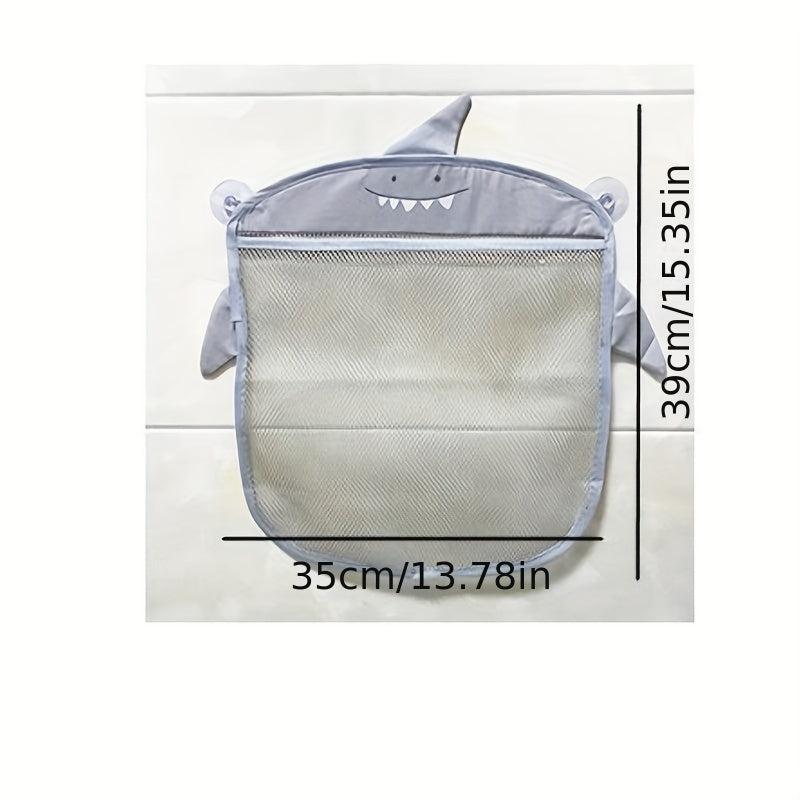 2pcs Kids Bathroom Cartoon Mesh Hanging Bag Bath Toy Storage