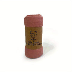 Bamboo Cotton Swaddle Blanket for Baby Comfort