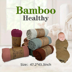 Bamboo Cotton Swaddle Blanket for Baby Comfort
