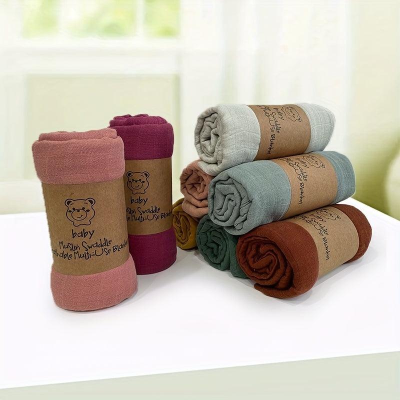 Bamboo Cotton Swaddle Blanket for Baby Comfort