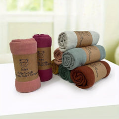 Bamboo Cotton Swaddle Blanket for Baby Comfort
