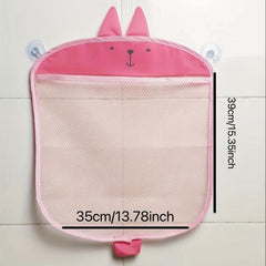Cute Animal Wall Hanging Mesh Bag Bathroom Drain Storage Filter