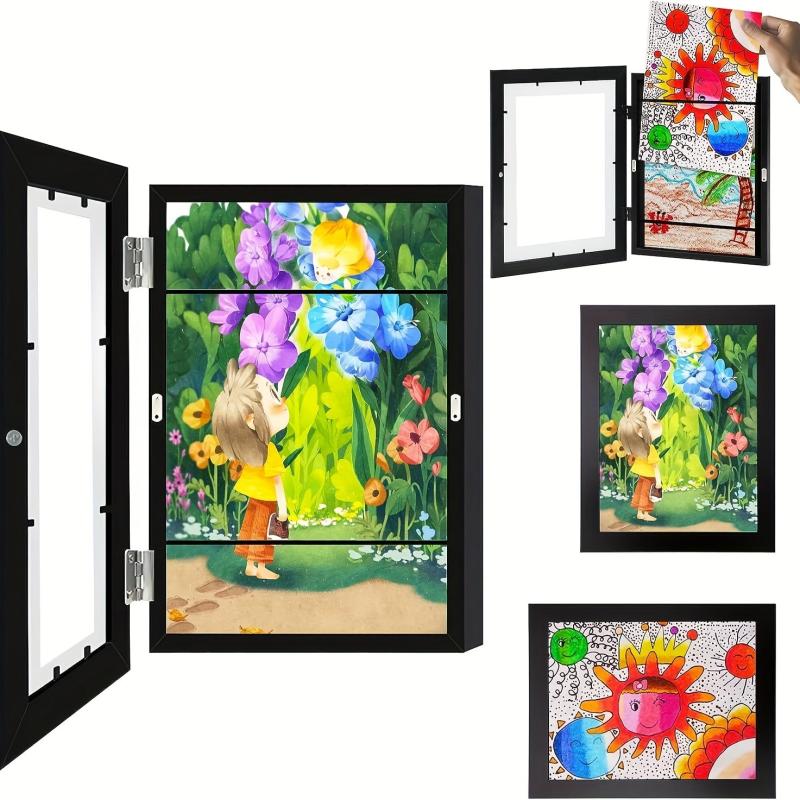 A4 Children's Art Hanging Picture Frame Front Opening
