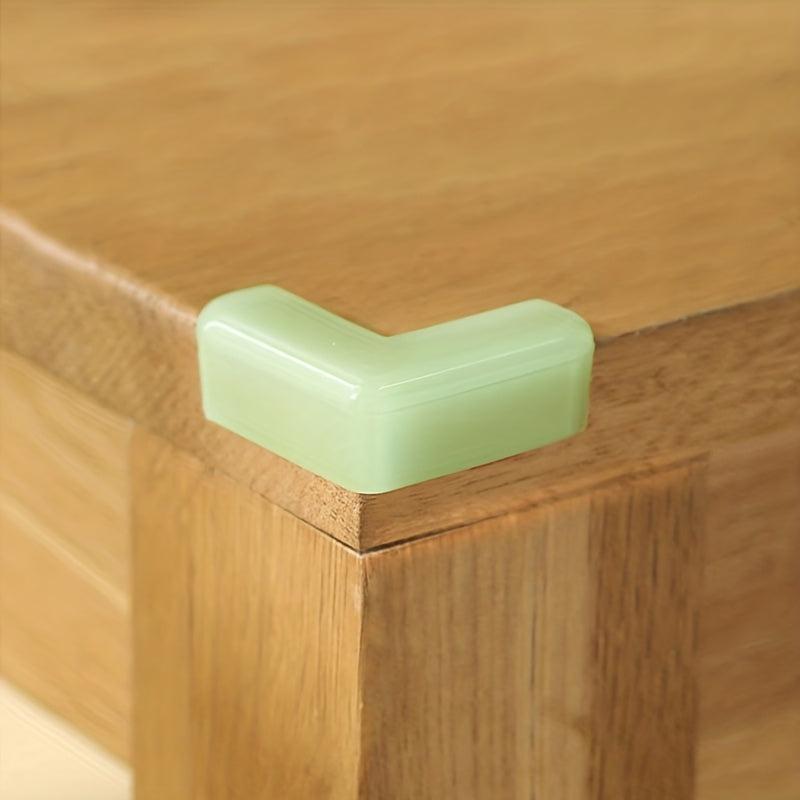 4pcs Luminous Anti Collision Corner Protectors Soft Glow Coffee Tables Furniture
