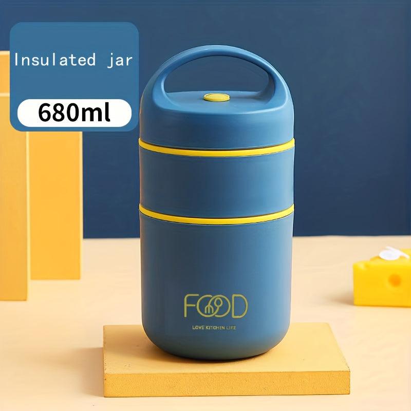 Stainless Steel Food Flask Insulated Lunch Container Leak Proof Soup Container
