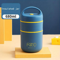 Stainless Steel Food Flask Insulated Lunch Container Leak Proof Soup Container