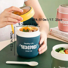Insulated Soup Cup Large Capacity Vacuum Stainless Steel Lunch Box