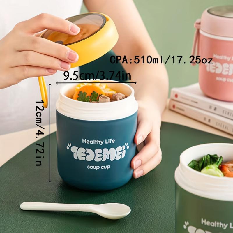 Insulated Soup Cup Large Capacity Vacuum Stainless Steel Lunch Box