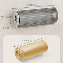 Trash Bag Storage Box Wall Mount Kitchen Bathroom Garbage Bag Holder