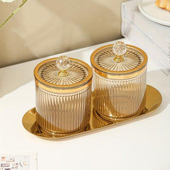 Acrylic Food Jar With Crystal Ball Sealed Lid Coffee Bean Storage Tank
