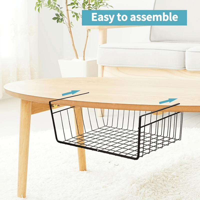 Storage Basket Under Shelf Office Hanging Storage Rack