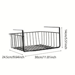 Storage Basket Under Shelf Office Hanging Storage Rack