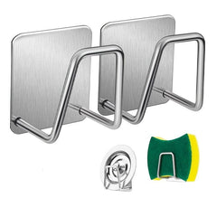 Kitchen Sink Sponges Holder Self Adhesive Drying Rack