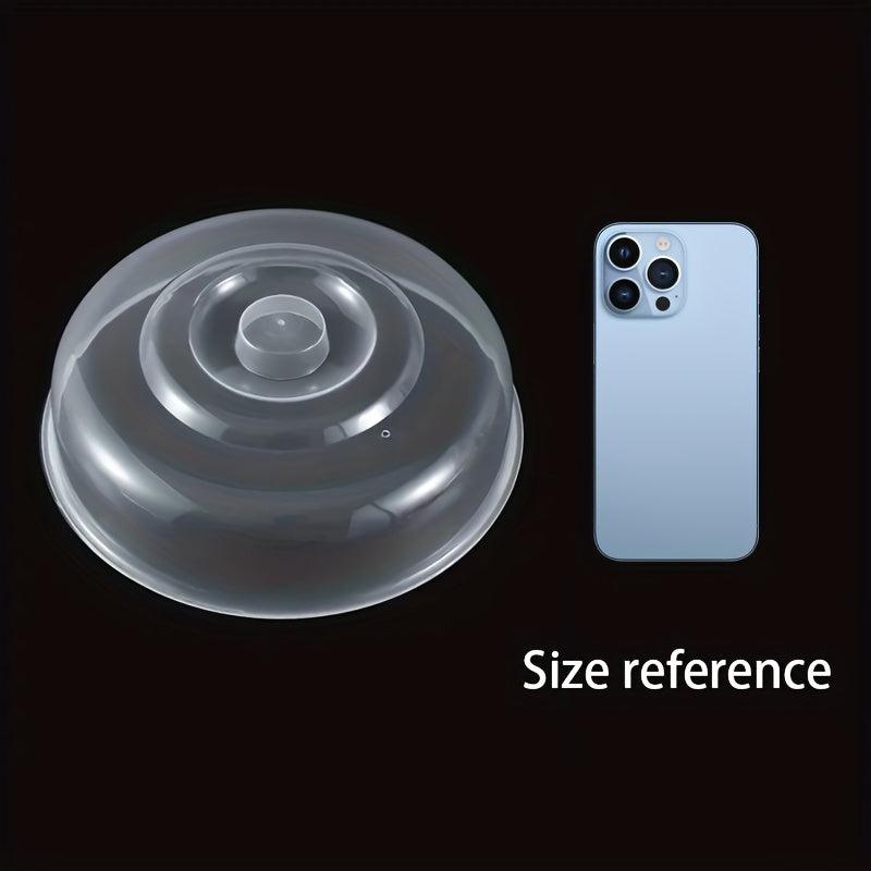 Clear Plastic Food Cover Collapsible Microwave Splatter Shield Refrigerator Bowl