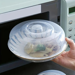 Clear Plastic Food Cover Collapsible Microwave Splatter Shield Refrigerator Bowl