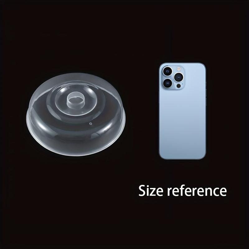 Clear Plastic Food Cover Collapsible Microwave Splatter Shield Refrigerator Bowl
