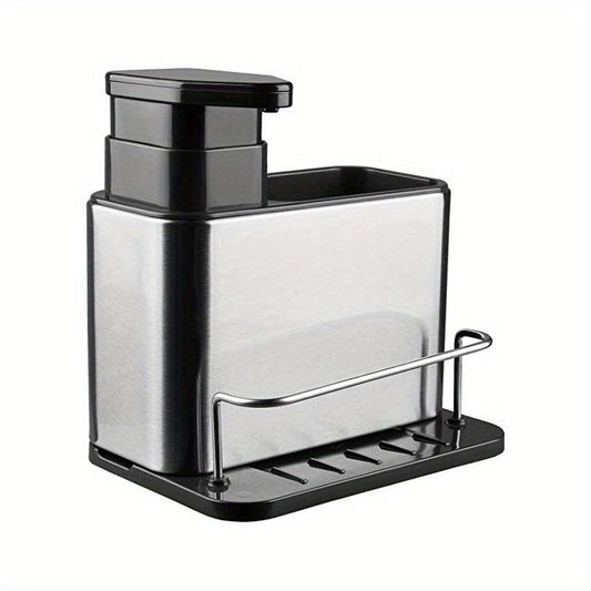 3-in-1 Sponge Holder & Organizer Tray for Kitchen Sink