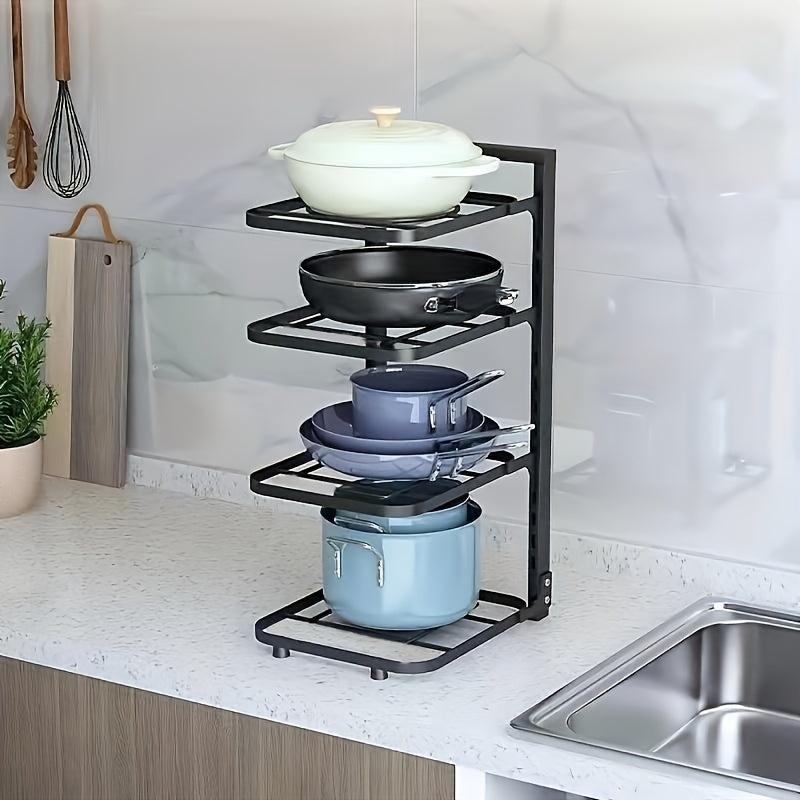 Pan And Pot Organizer For Cabinet Heavy Duty Pot Lid Rack