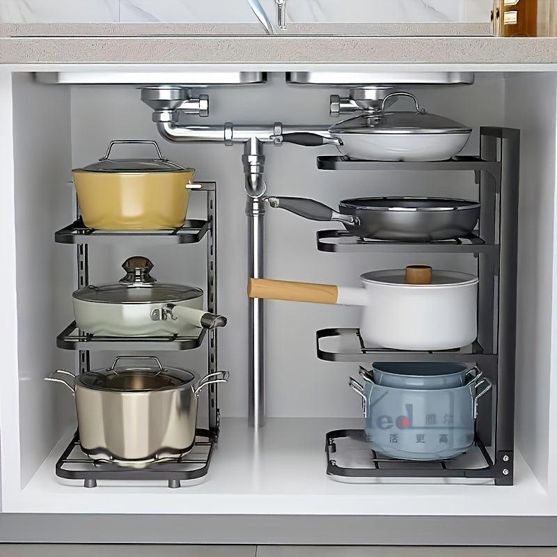 Pan And Pot Organizer For Cabinet Heavy Duty Pot Lid Rack