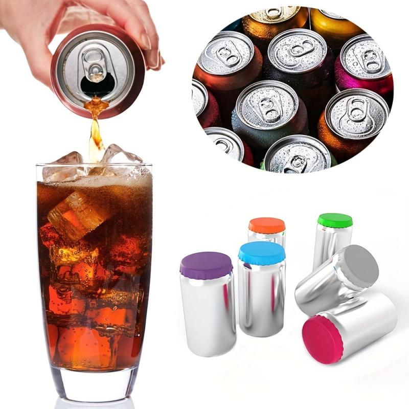 Leak Proof Silicone Can Lid Reusable Soda Cap