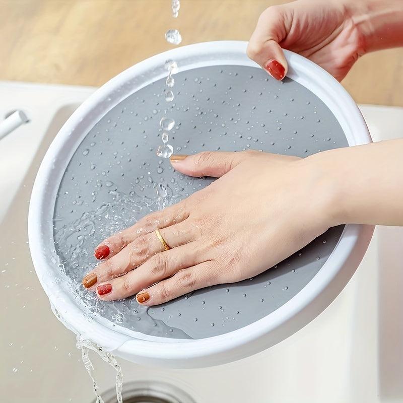 1pc Rotating Seasoning Rack Countertop Salt Soy Sauce Bottle Jar Organizer