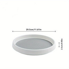 1pc Rotating Seasoning Rack Countertop Salt Soy Sauce Bottle Jar Organizer