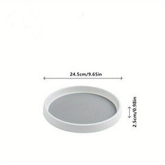 1pc Rotating Seasoning Rack Countertop Salt Soy Sauce Bottle Jar Organizer