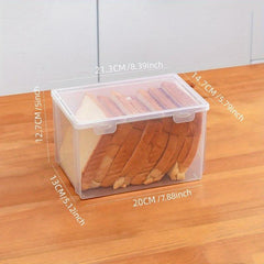 Transparent Bread Box Fresh Keeping Refrigerator Storage Box for Toast and Bread