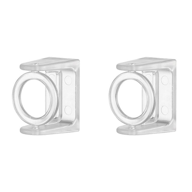Adjustable Self Adhesive Curtain Rod Holder Clamp Hooks