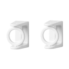 Adjustable Self Adhesive Curtain Rod Holder Clamp Hooks