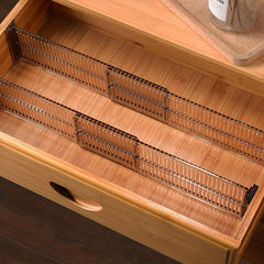 2pcs Adjustable Drawer Storage Partition Organizer Shelves
