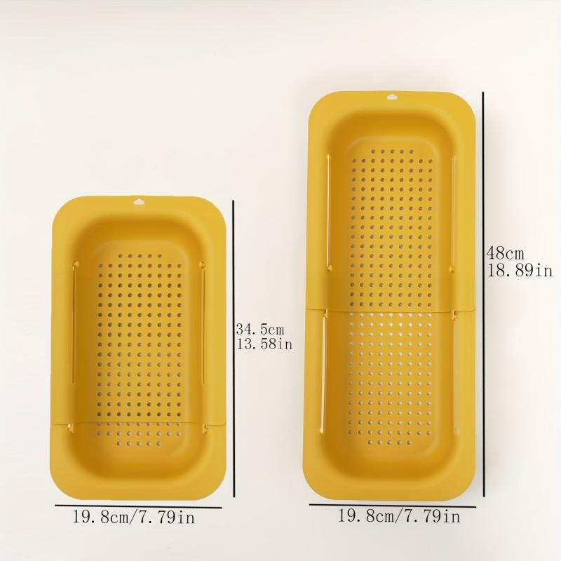 Adjustable Sink Colander for Washing Fruits & Vegetables