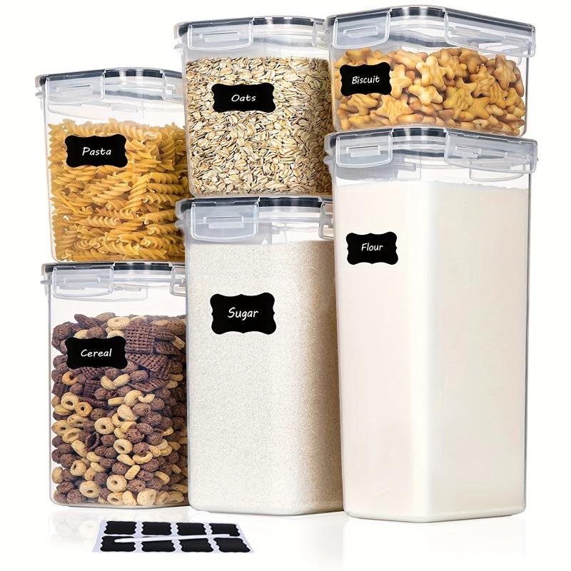 12pcs Airtight Food Storage Containers BPA Free Dry Food Canisters